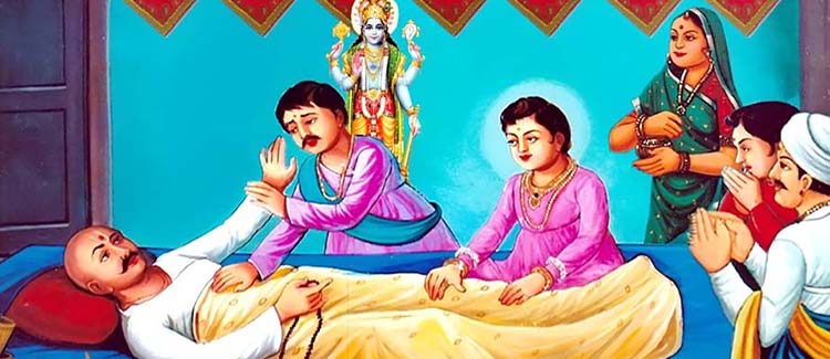 Dharmadev Renunciation Of His Body