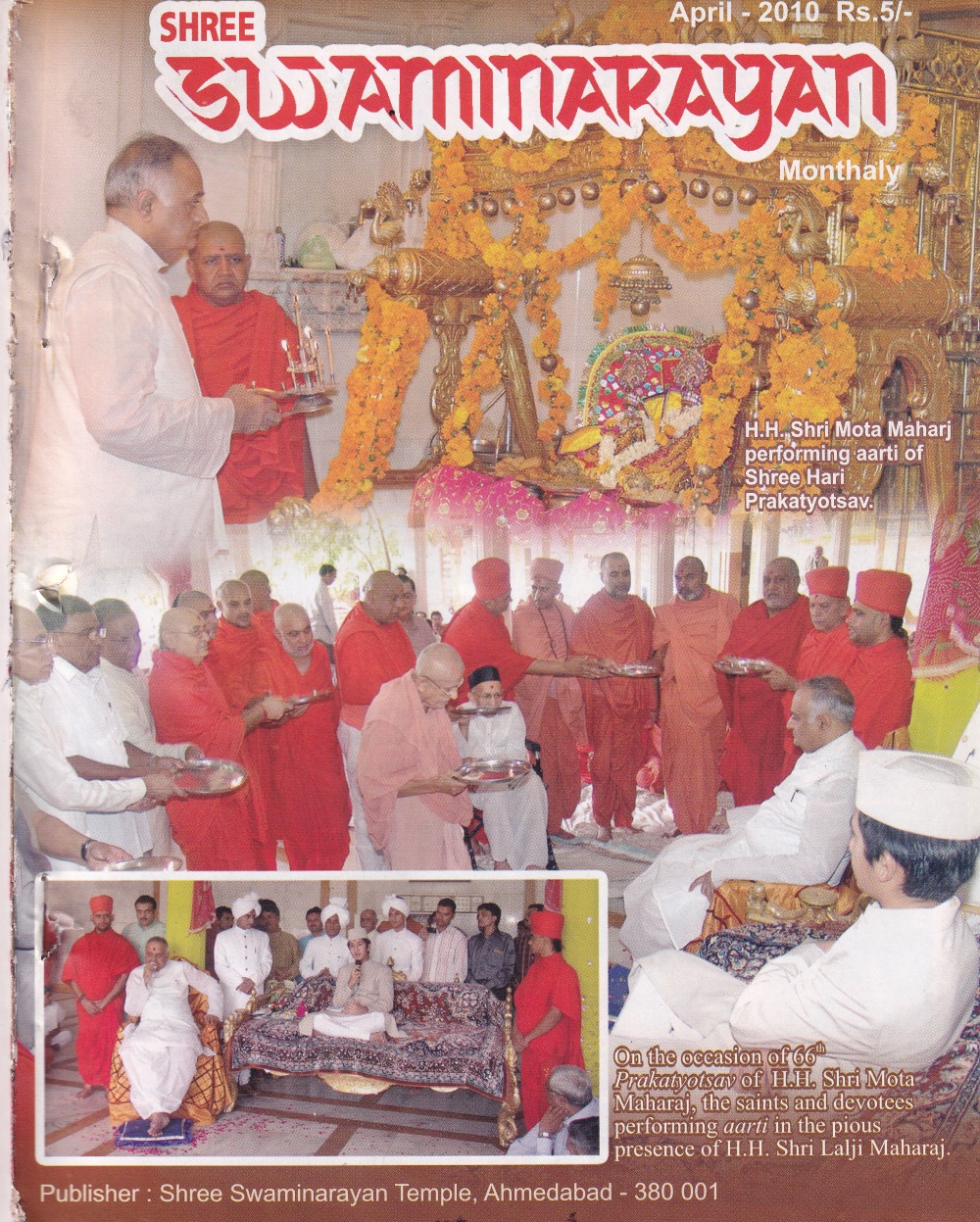 Magazine cover — April 2010