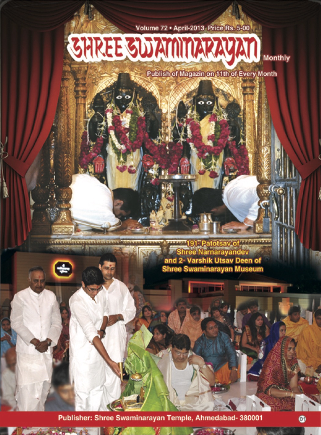 Magazine cover — April 2013
