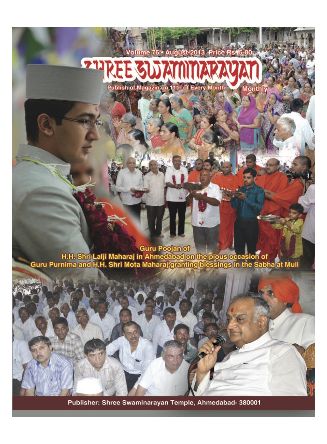 Magazine cover — August 2013